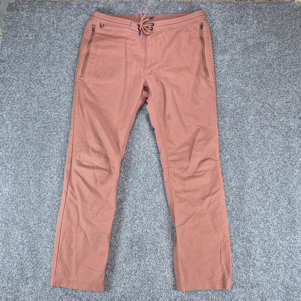 Roark Layover 2.0 Pant Mens 34 Russet Orange Hiking Outdoors Travel